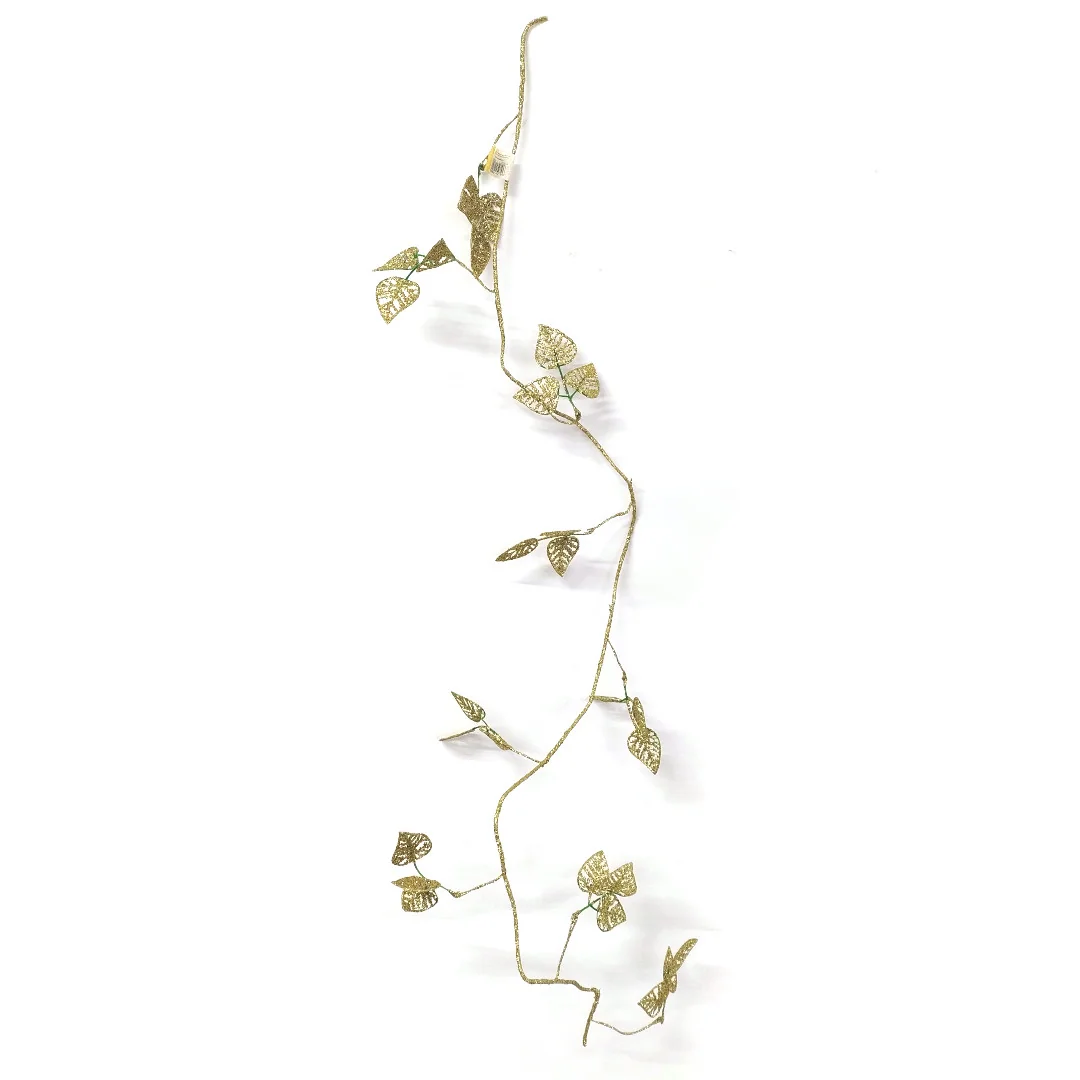 Gold leaf garland 135 cm