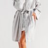 Layos Lyocell robe grey S/M Home&You