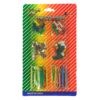 Set of pins and paperclips