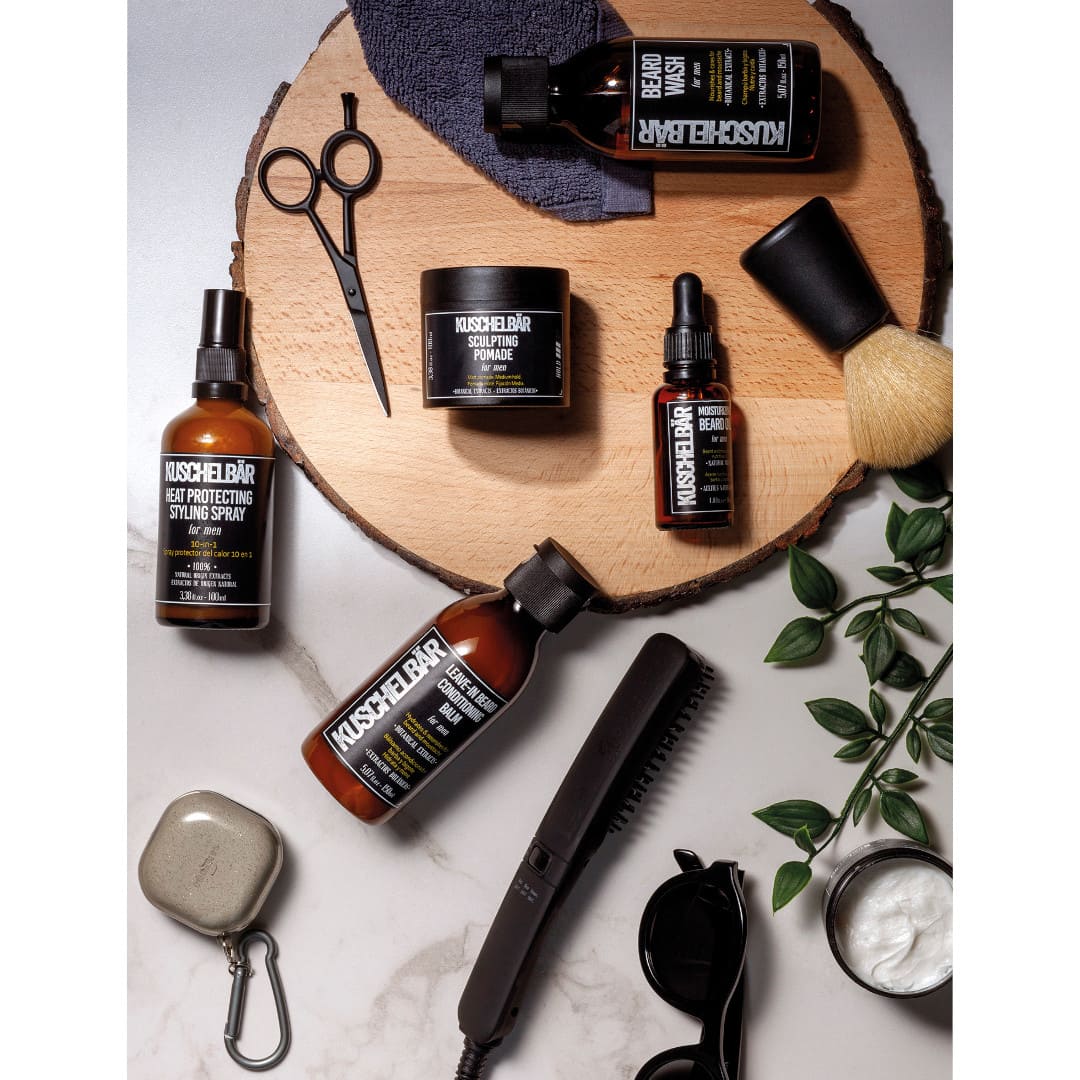 Szczotka prostująca do brody i włosów KuschelBär Pro-Edition z jonizacją - obrazek 7