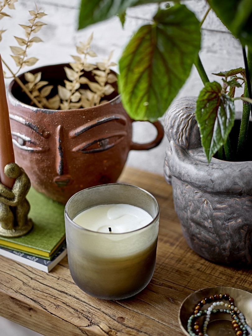 Doniczka Lo, brązowa, kamionka, Ø18,5 x dł. 26,5 x wys. 16,5 cm - obrazek 3