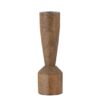 Sanny candle holder, brown, mango, Ø7.5 x H 25.5 cm