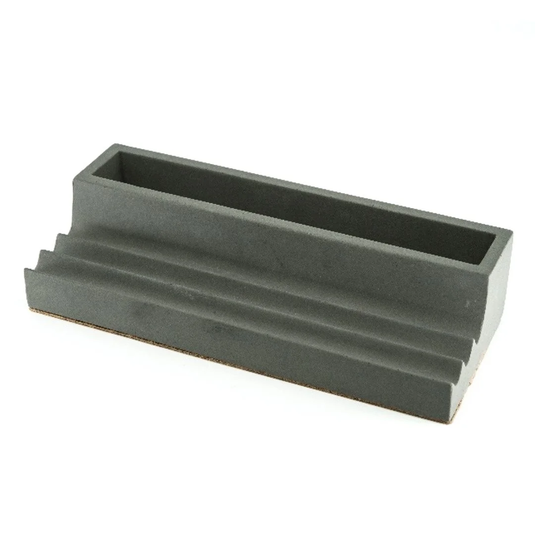 Betonowy organizer na biurko "DURO" 5x25x10 cm