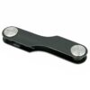 Metal key ring "KEY+" 9.3x2.7 cm anthracite