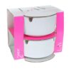 Ashtray Fi-72 mm white 2-pack plain