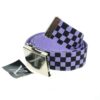 Purple checkered belt 115