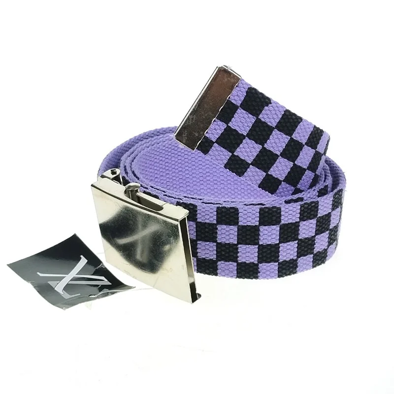 Purple checkered belt 115