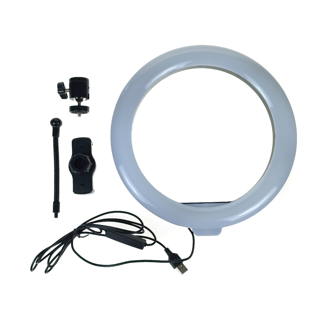 Lampa pierścieniowa LED Ring Light 26 cm USB 3 barwy - obrazek 2