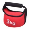 Dumbbells - 3kg - soft - Titanus - black, red