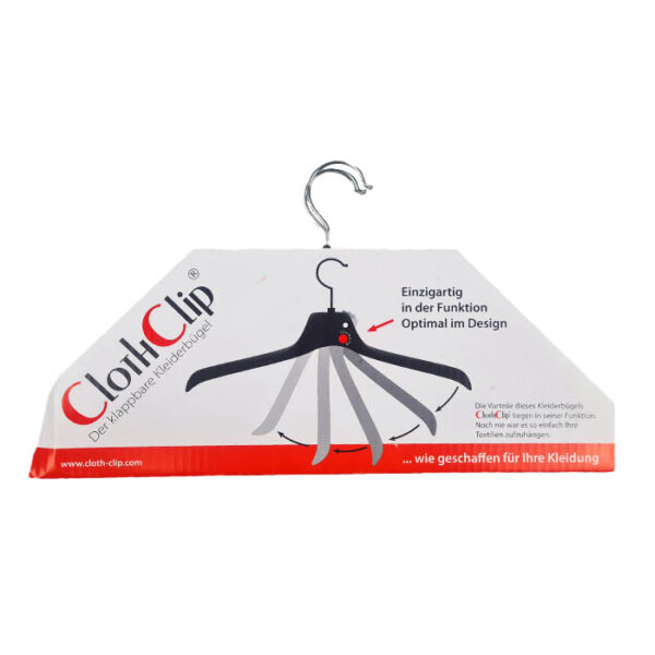 Zestaw 3 składanych wieszaków na ubrania BOX