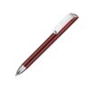 Ballpoint pen 10086 GLOSSY TRANSPARENT ruby refill. blue