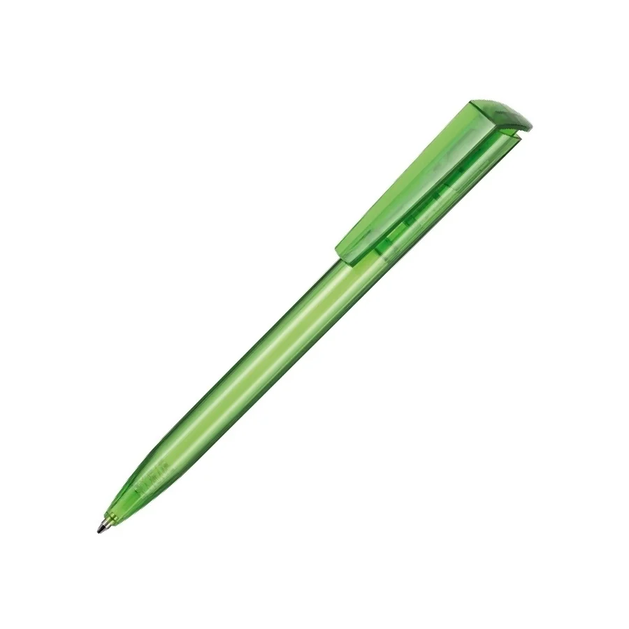 Pen 10127 TRIGGER TRANSPARENT grass green cartridge. blue