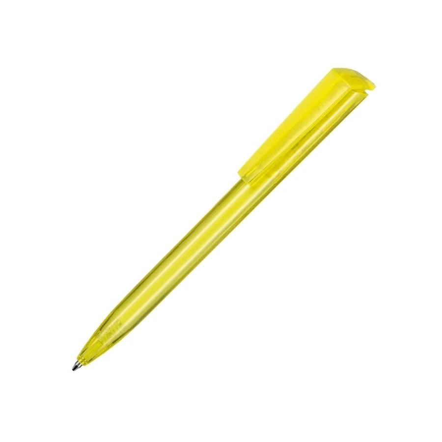 Pen 10127 TRIGGER TRANSPARENT sunflower yellow cartridge. blue