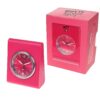 LolliClock alarm clock with alarm, pink