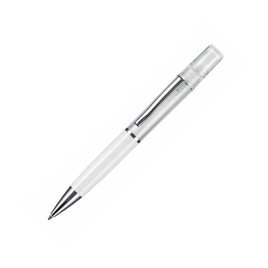 Długopis 00130 SPRAY PEN biały/przezroczysty wkł. czarny