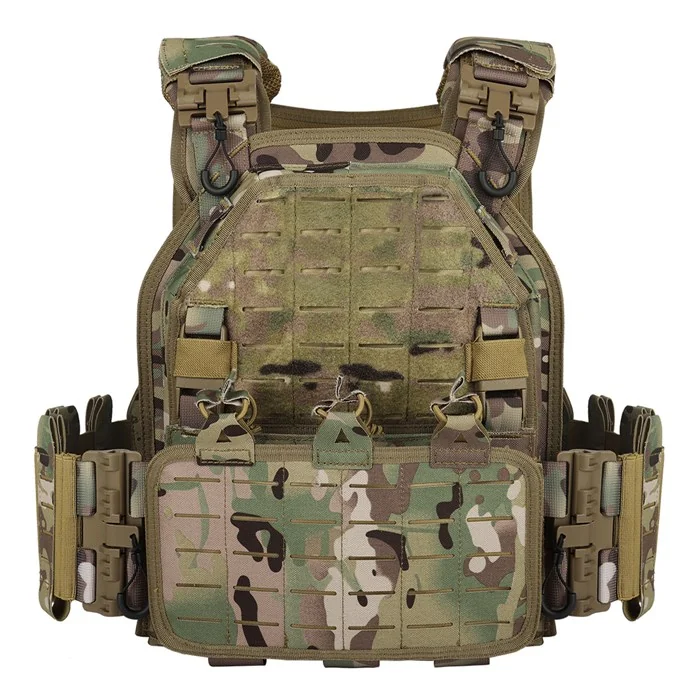 YAKEDA VT-6094A Military Tactical Plate Carrier Vest MOLLE – Multicam (CP)