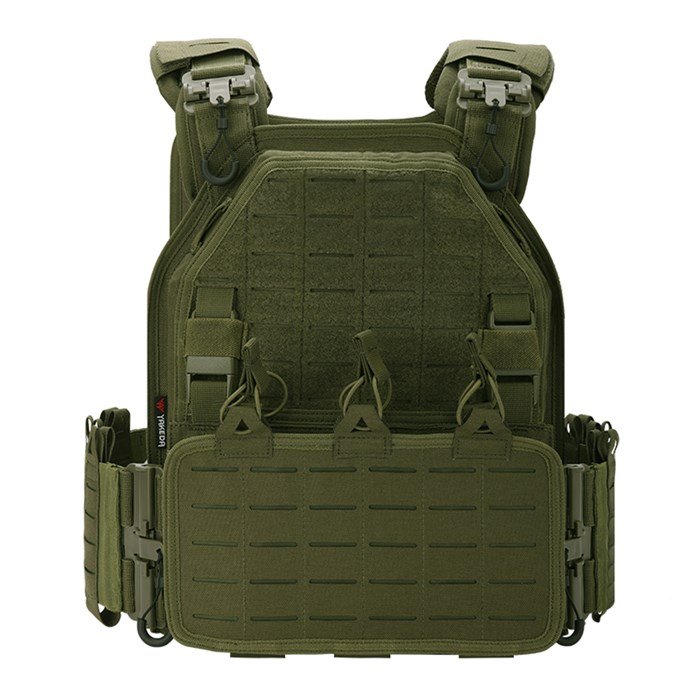 Kamizelka taktyczna wojskowa YAKEDA VT-6094A Plate Carrier MOLLE – Zielony (Green)