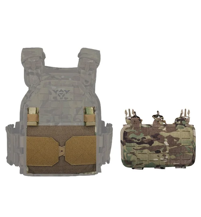 YAKEDA VT-6095A Military Tactical Plate Carrier Vest MultiCam MOLLE – Multicam (CP) - Image 13
