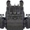 YAKEDA VT-8301 Military Tactical Plate Carrier Vest Cobra Buckle MOLLE Full Pouch Set – Black