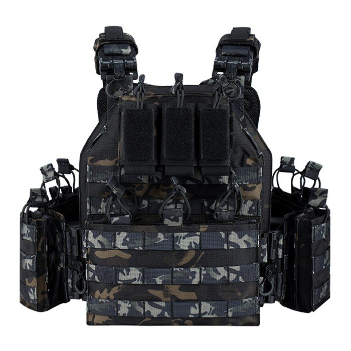 Gilet tattico militare YAKEDA VT-8301 con piastre