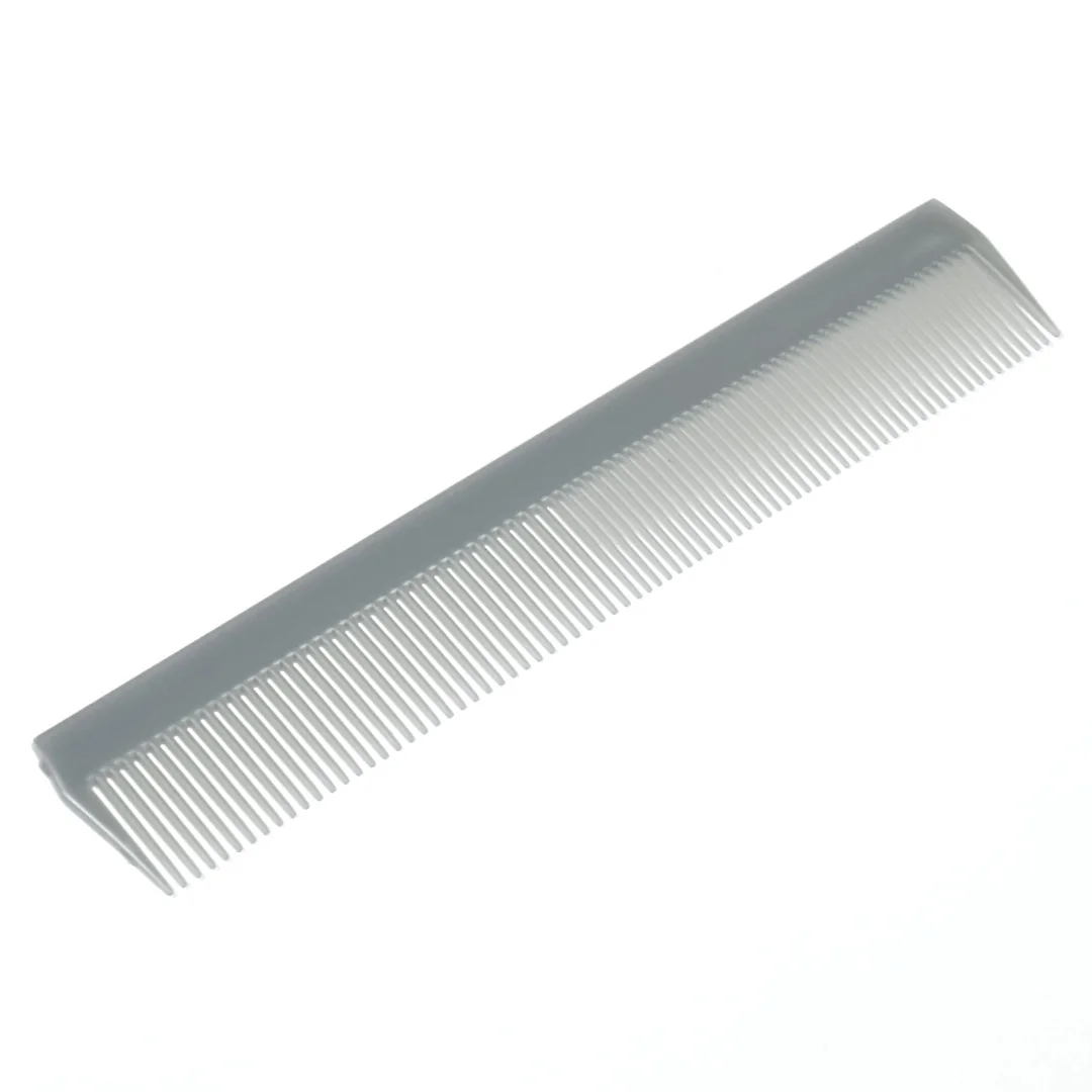 Grzebień męski 6,5" srebrny dł.: 17 cm