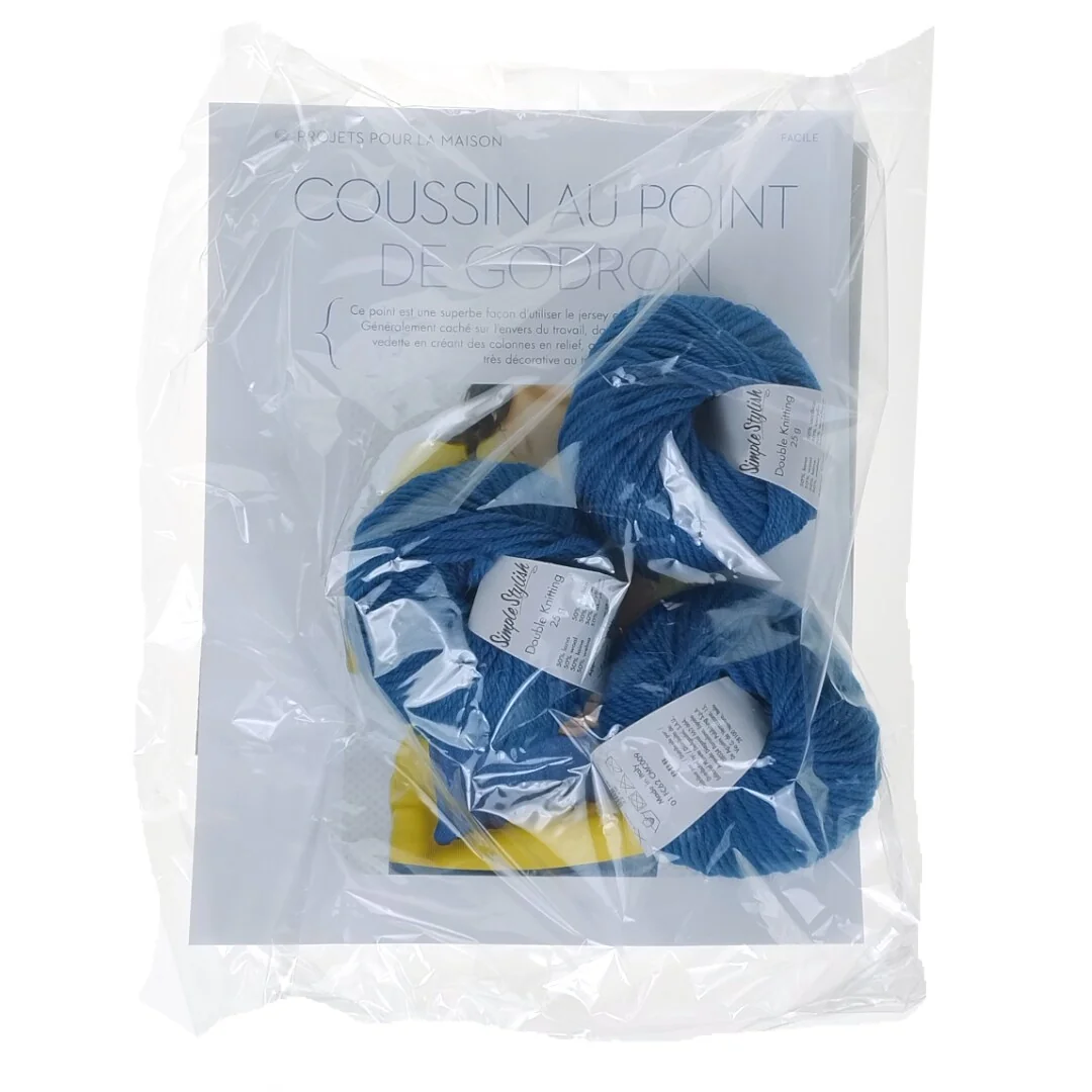 Zestaw Włóczek DeAgostini Simple Stylish Double Knitting Niebieska Pantone 3015U 25g